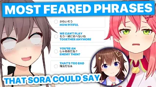 Miko & Matsuri Most Fear Hearing This From Sora (Sakura Miko, Natsuiro Matsuri / Hololive) [Eng Sub]