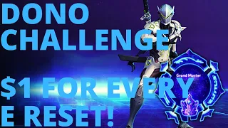 Genji Dragonblade - Dono Challenge: $1 For Every E Reset! - Grandmaster Storm League