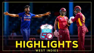 Highlights | India v West Indies | Gill & Chahal Star For Away Side | 3rd CG United ODI