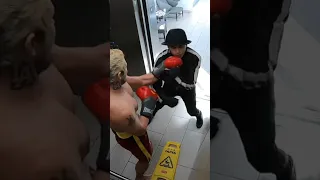 Ivan Drago Elevator Prank Pt. 2 #shorts