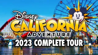 Disney California Adventure 2023 - Full Walkthrough & Ride POVs [4K]