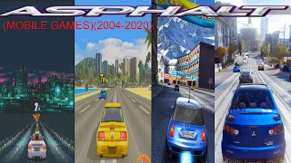 Evolution Asphalt- Mobile Games (2004-2021)