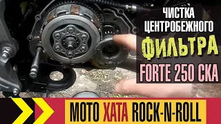 Диагностика и чистка центробежного фильтра на Forte 250 CKA. Важно знать!