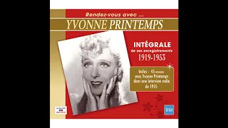 Yvonne Printemps - Adrienne Lecouvreur: Air d’Adrienne