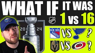 What If the NHL Playoffs Were 1 vs 16? 2024 Potential Matchups!