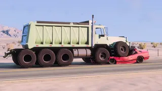 Angry Truck Crushing Cars | Beamng Drive
