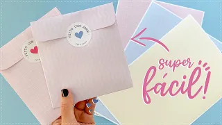 ENVELOPE SACO COM FOLHA A4 FACIL DE FAZER