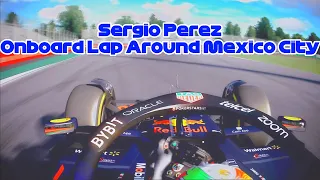 Sergio Perez Onboard Lap Around Mexico City | Ultra Realism