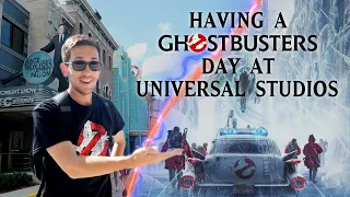 Having a GHOSTBUSTERS Day at Universal Studios!