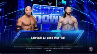 WWE 2K23 | Goldberg vs Drew McIntyre