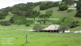 May 25, 2022 - Finance Committee Meeting