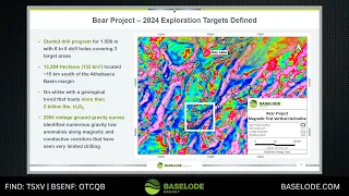 Baselode Identifies Key Targets at Bear Uranium Project