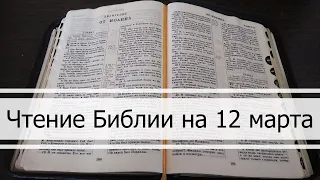 Чтение Библии на 12 Марта: Псалом 71, Евангелие от Марка 15, Книга Чисел 25, 26