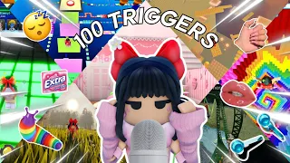Roblox ASMR ~ 100 triggers in 10 MINUTES! ⚡️ LOTS of TINGLES! (3K Special!)