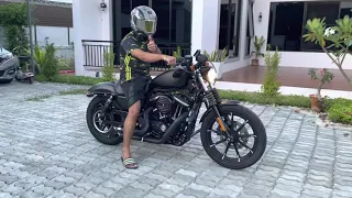 2021 Iron 883 Sportster with Vance and Hines Short Shots Staggered Exhaust Sound, are they loud?