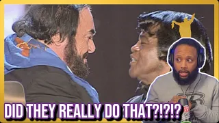 WHAT A MASTERPIECE!! | Luciano Pavarotti & James Brown - It's A Man's Man's Man's World | REACTION