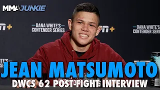 Jean Matsumoto Set the Goal to Be In UFC at 8 Years of Age, Today It Became Reality | DWCS 62