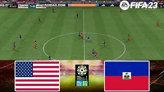 FIFA 23 - USA vs Haiti 06/5/2024 - FIFA Women's World Cup 2023 - Gameplay PS | Full Match