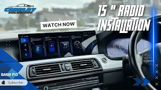 The Spectacular BMW 15 inch Android Radio! (BMW F10/F11 installation)