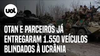 Guerra na Ucrânia: Otan e parceiros já entregaram 1.550 veículos blindados e 230 tanques ao país