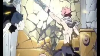 Natsu Beats Up Gajeel