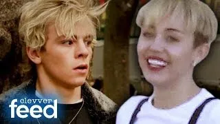 Miley Cyrus Bowl Cut & R5's Crazy Night Out in Japan for "Forget About You" Music Video