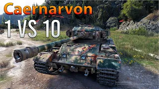 Caernarvon: Left one against ten