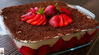 Клубничный ТОРТ БЕЗ ВЫПЕЧКИ с творожным кремом | Strawberry CAKE NO BAKING