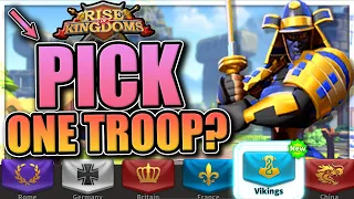 Specialize in one troop type in Rise of Kingdoms [tests proved: better than I thought]