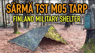 Särmä TST M05 Tarp Finnish military shelter from Varusteleka