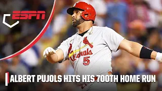 Albert Pujols hits his 700th career home run 🙌 | MLB on ESPN