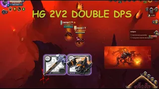 ABUSE THIS COMP BEFORE THE NERF!! 2V2 HELLGATES ALBION ONLINE HAMMER AND HELLFIRE HANDS!!!