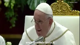 27 Agosto 2022 -Papa Francesco - Concistoro Ordinario Pubblico per la creazione di nuovi Cardinali