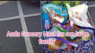 Asda Grocery Haul / Large UK Family of 13