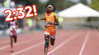 Incredible 8-Year-Old 800m Record