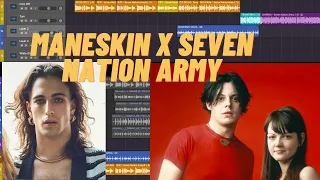 What if Maneskin worked with the White Stripes? 🤔🔥 #shorts