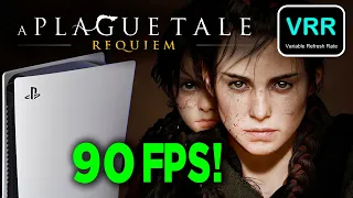 PS5 com VRR | A Plague Tale: Requiem | Comparativo e Teste de Frame Rate