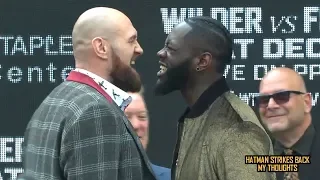 DEONTAY WILDER VS TYSON FURY - FACE OFF / NEW YORK PRESS CONFERENCE REACTION