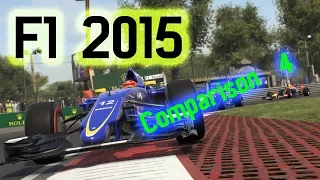 F1 2015 Comparison 4 - Williams @ Austria *60 FPS!!*