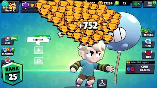 GUS NONSTOP to 750 TROPHIES! Brawl Stars