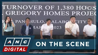 LOOK: Marcos leads the turnover of housing units to informal settlers in Malabon City | ANC