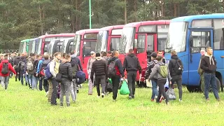 2023-05-19 г. Брест. Торжественные проводы военнообязанных в 38 одшб. Новости на Буг-ТВ. #бугтв