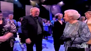 The Queen gets standing ovation in Ireland