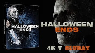 Halloween Ends 4k Bluray Steelbook Unboxing. (4k Vs Bluray Picture Comparisons)