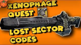 Xenophage Lost Sector Puzzle Codes (Destiny 2)