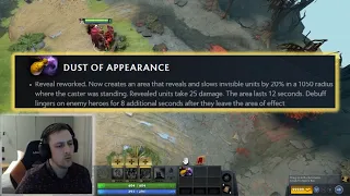 Purge demo & explains the "Dust of Appearance" reworked in 7.33 patch