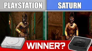 PowerSlave / Exhumed  - Playstation vs Saturn Comparison: Visuals and Sound upscaled by Retrotink5x