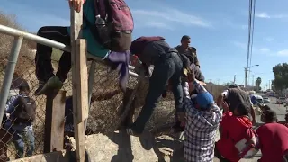 Migrantes intentaron entrar a EEUU