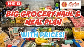 BIG WEEKLY BUDGET GROCERY HAUL AND MEAL PLAN | SALES AND GREAT DEALS GROCERY HAUL