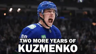 KUZMENKO SIGNS 2-YEAR EXTENSION WITH CANUCKS